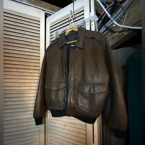Golden Bear Brown Vintage Leather Jacket